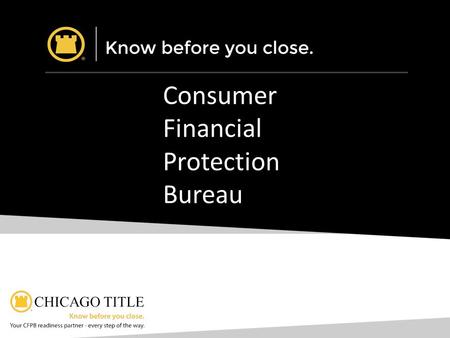 Consumer Financial Protection Bureau. Five Things You Need to Know Before August 2015.