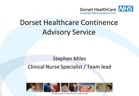 Dorset Healthcare Continence Advisory Service