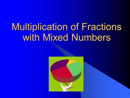 Multiplication of Fractions with Mixed Numbers. Copyright © 2000 by Monica Yuskaitis How to Find a Fraction of a Mixed Number The first thing to remember.
