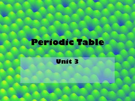 Periodic Table Unit 3. Vocabulary Atomic Number Atomic Mass Atomic Symbol Valence electron Orbital Electron Shell Energy Level Valence shell.