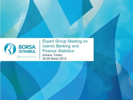 Expert Group Meeting on Islamic Banking and Finance Statistics Ankara, Turkey 25-26 March 2014.