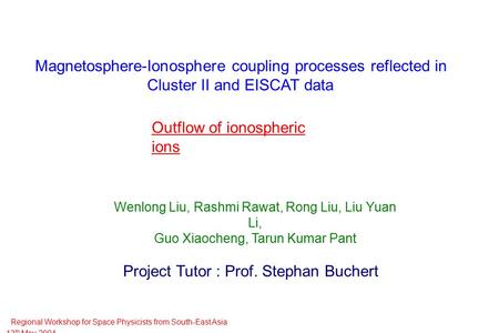 Magnetosphere-Ionosphere coupling processes reflected in
