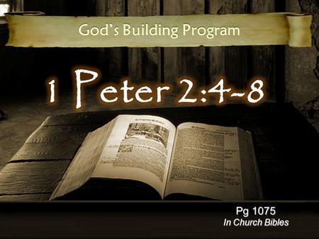 God’s Building Program