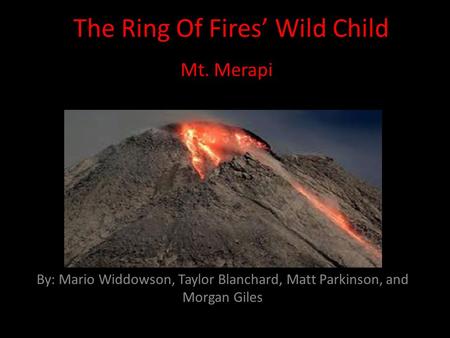 The Ring Of Fires’ Wild Child