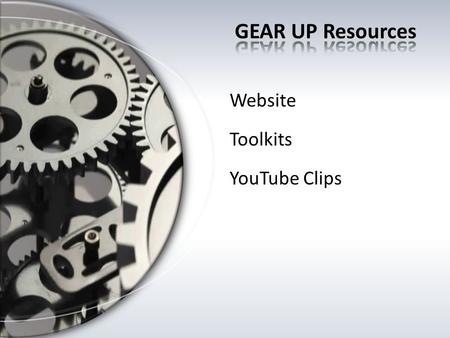 Website Toolkits YouTube Clips.  New look and location of all the resources we are reviewing.
