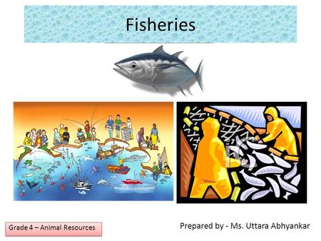Fisheries Prepared by - Ms. Uttara Abhyankar