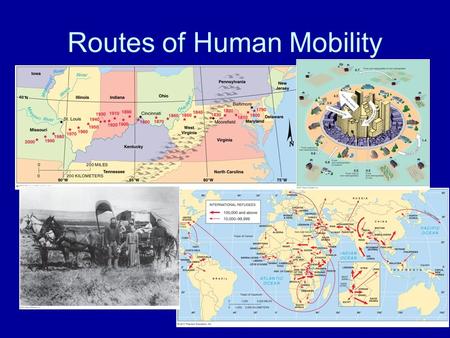 Routes of Human Mobility. Global Immigration Patterns NET OUT-MIGRATION Asia Latin America Africa NET IN-MIGRATION North America Europe Oceania The global.