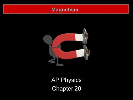 Magnetism AP Physics Chapter 20. Magnetism 20.1 Mangets and Magnetic Fields.