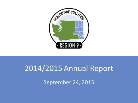September 24, 2015 2014/2015 Annual Report. Overview 2014 – 2015 Retrospective 2015 – 2016 Projects and Committees.