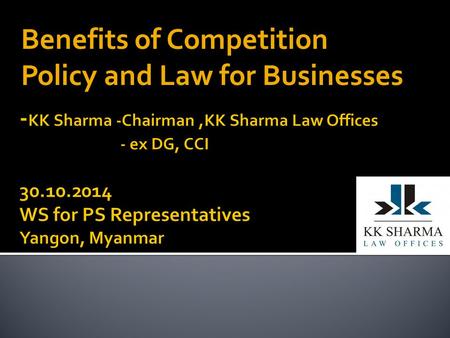 Benefits of Competition Policy and Law for Businesses.