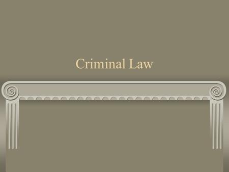 Criminal Law. Types of Crime Most crime committed in the US breaks state laws Each state has its own penal code, or written laws that spell out crimes.