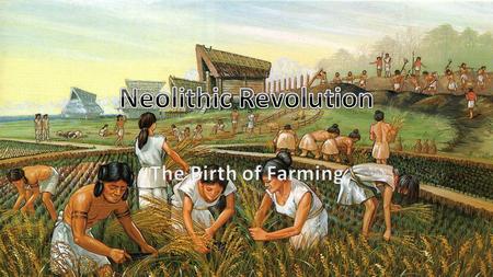 Neolithic Revolution The Birth of Farming.
