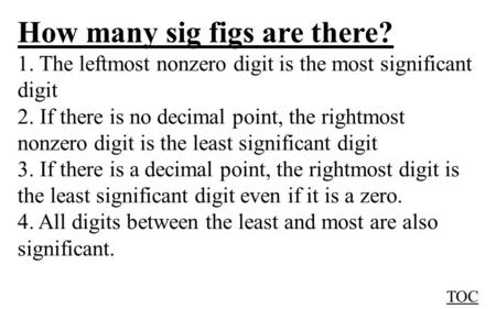 How many sig figs are there?