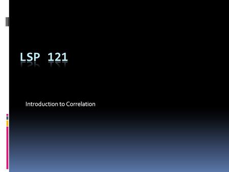 Introduction to Correlation. Correlation  The news is filled with examples of correlation  Miles flown in an airplane vs …  Driving faster than the.