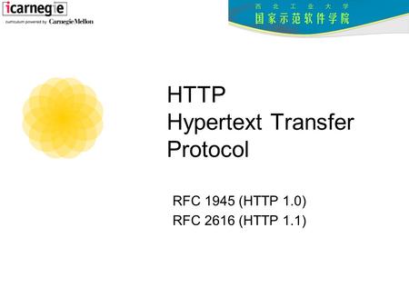 HTTP Hypertext Transfer Protocol RFC 1945 (HTTP 1.0) RFC 2616 (HTTP 1.1)