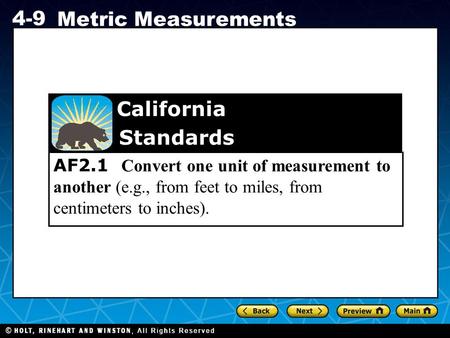 AF2. 1 Convert one unit of measurement to another (e. g