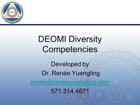 DEOMI Diversity Competencies