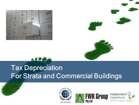 Page  1 Tax Depreciation For Strata and Commercial Buildings.
