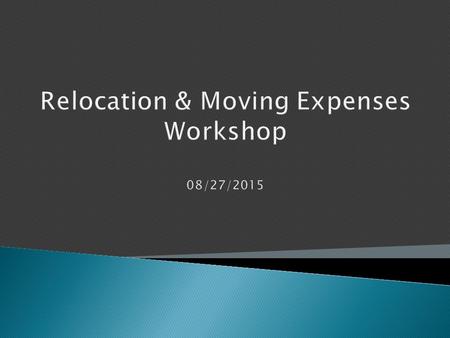  Relocation Overview  Policy & Procedure Changes  UGAmart Demo  Q & A.