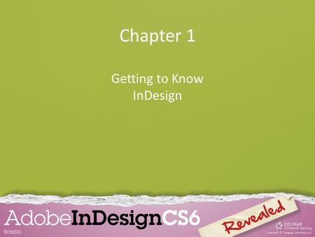 Getting to Know InDesign