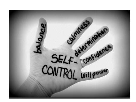 Defining Self Control Self-control is defined as “the ability to exercise restraint or control over one’s feeling, emotions, reaction, etc.”, “The.