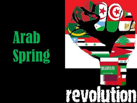Arab Spring. The Arab Spring (or the Arab Revolutions) refers to the recent revolutionary wave of demonstrations and protests occurring in the Arab world.