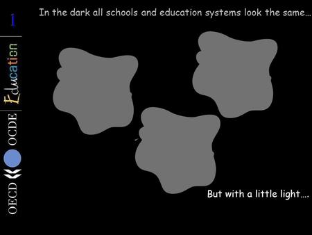 In the dark all schools and education systems look the same… But with a little light….