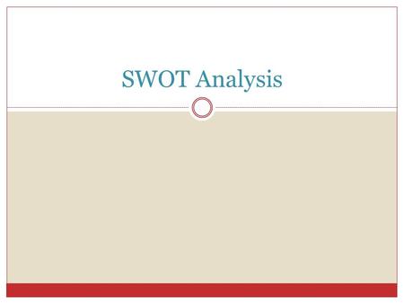 SWOT Analysis. Practice What are your strengths in English? What are your weaknesses in English? What are your opportunities for practicing English? What.