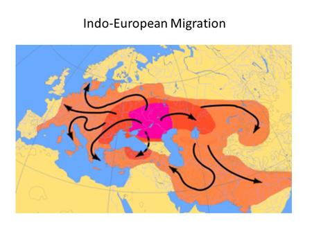 Indo-European Migration. Indo-Europeans Who? Nomads who migrated, or moved, into Europe, India, and Asia Why? No one is 100% sure (invaders, disease,