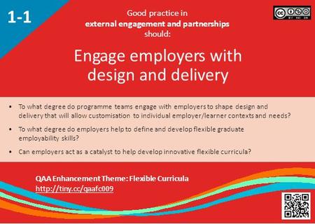 To what degree do programme teams engage with employers to shape design and delivery that will allow customisation to individual employer/learner contexts.