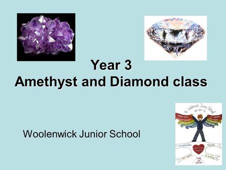 Year 3 Amethyst and Diamond class Woolenwick Junior School.