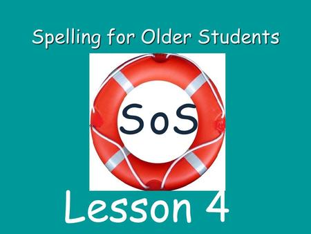 Spelling for Older Students SSo Lesson 4. Contents 1 Blend the words to make compound words. 2 Introduce sound and letter p. 3 Blend sounds to make word.