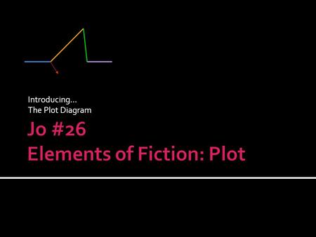 Jo #26 Elements of Fiction: Plot