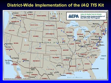 District-Wide Implementation of the IAQ TfS Kit. Advanced IAQ TfS Implementation: Moving from the school to the school district level Dr. Bill Smith Okaloosa.