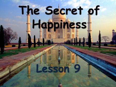The Secret of Happiness Lesson 9. Have you ever...? Have you ever played baseball? Asking about a past experience. Asking about a past experience.