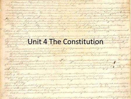 Unit 4 The Constitution. Role of Virginia in the Development of the Constitution Virginia Declaration of Rights, by George Mason States that all Virginians.