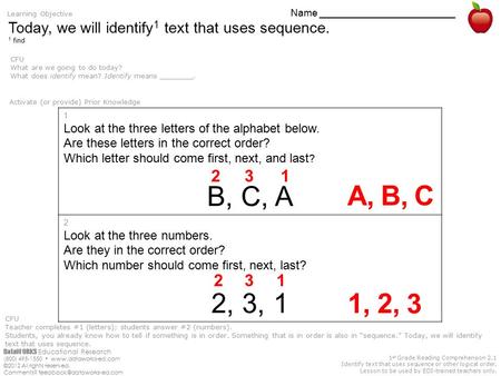DataWORKS Educational Research (800) 495-1550  ©2012 All rights reserved. Comments? 1 st Grade Reading Comprehension.