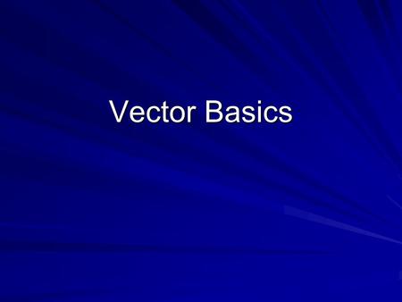 Vector Basics. OBJECTIVES CONTENT OBJECTIVE: TSWBAT read and discuss in groups the meanings and differences between Vectors and Scalars LANGUAGE OBJECTIVE: