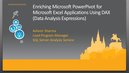 PowerPivot For Excel 2010PowerPivot For SharePoint 2010.