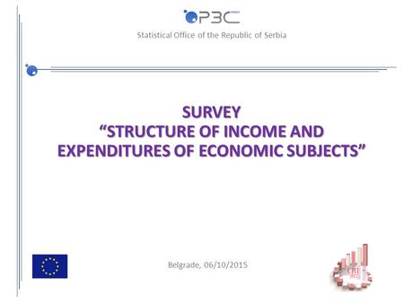 Statistical Office of the Republic of Serbia SURVEY “STRUCTURE OF INCOME AND EXPENDITURES OF ECONOMIC SUBJECTS” Belgrade, 06/10/2015.