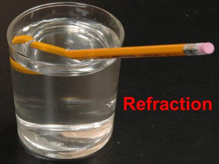 Refraction. The Optical Density of a Medium The better a medium transmits light, the lower its optical density. The slower light is transmitted by a medium,