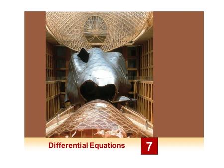 Differential Equations 7. Direction Fields and Euler's Method 7.2.