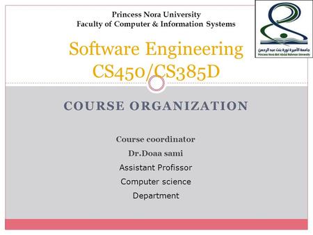 Princess Nora University Faculty of Computer & Information Systems