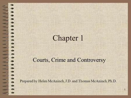 Courts, Crime and Controversy