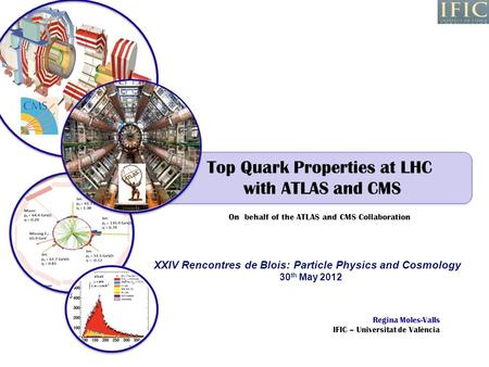 XXIV Rencontres de Blois: Particle Physics and Cosmology 30th May 2012