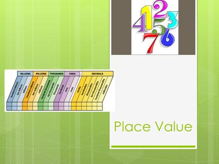 Place Value. How many minutes are there in a year?