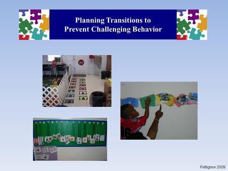 Planning Transitions to Prevent Challenging Behavior Pettigrew 2009.