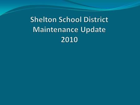 1. Maintenance Alignment with District ‘s Mission and Board and Superintendent’s Goal 2. Impacts of recent budget reductions 3. Review Energy Grant 4.