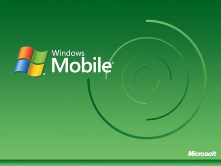 Windows Mobile © 2006 Microsoft Corporation. All rights reserved.