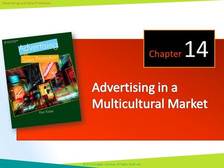 Advertising and Sales Promotion ©2013 Cengage Learning. All Rights Reserved. Chapter 14.
